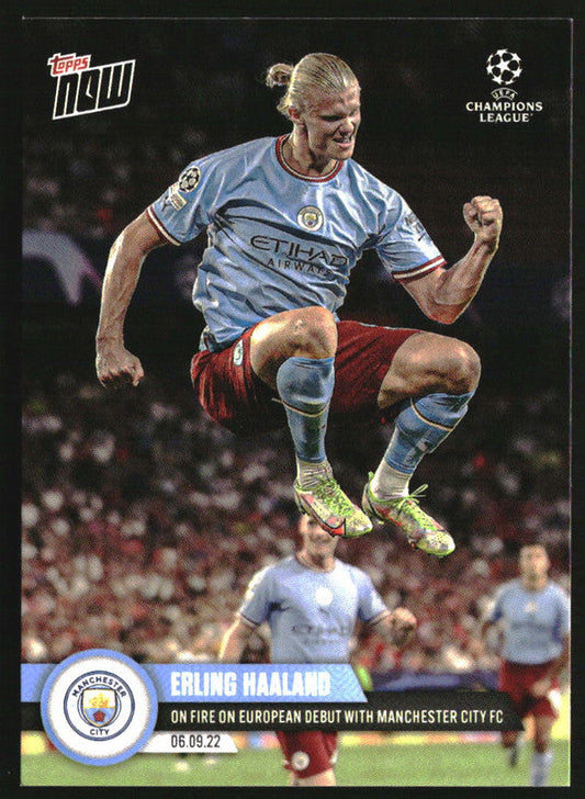 2022-23 Topps Now UEFA Champions League Erling Haaland